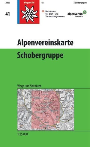 Alpenverein, Österreichischer. Alpenvereinskarte - Schobergruppe. GeoCenter Touristik, 2026.