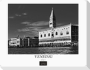 Venedig Kalender 2027 schwarz weiss - Wandkalender | Fotokalender Italien 42x55 - mit malerischen Fotos von Venedig , Italien
