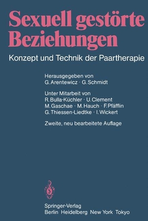 Arentewicz, Gerd / Gunter Schmidt (Hrsg.). Sexuell