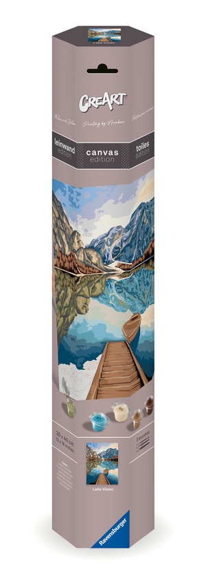 CreArt, Malen nach Zahlen Canvas Leinwand - Seeblick - Malen nach Zahlen auf Leinwand!. Ravensburger Spieleverlag, 2024.