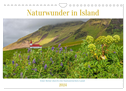 Naturwunder in Island (Wandkalender 2024 DIN A4 quer), CALVENDO Monatskalender