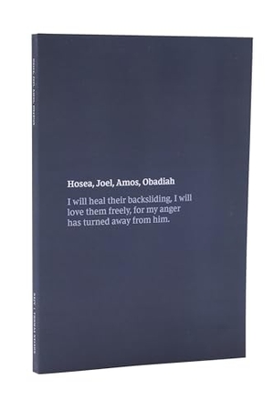 Smyth, Sewn. The NKJV Bible Journal - Hosea, Joel, Amos, Obadiah Softcover. Thomas Nelson Publishers, 2024.