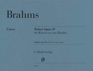 Brahms, Johannes. Brahms, Johannes - Walzer op. 39 - Instrumentation: Piano, 4-hands. Henle, G. Verlag, 2026.