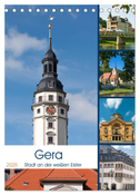 Gera - Stadt an der weißen Elster (Tischkalender 2025 DIN A5 hoch), CALVENDO Monatskalender
