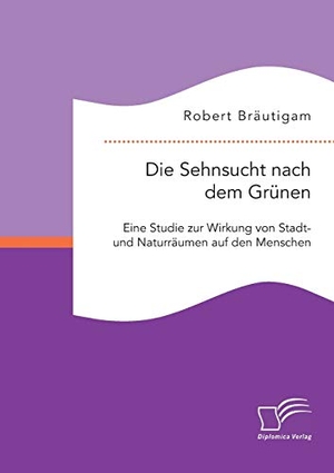 Bräutigam, Robert. Die Sehnsucht nach dem Grünen: Eine Studie zur Wirkung von Stadt- und Naturräumen auf den Menschen. Diplomica Verlag, 2016.