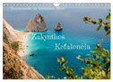 Zakynthos und Kefalonia Trauminseln im Ionischen Meer (Wandkalender 2024 DIN A4 quer), CALVENDO Monatskalender