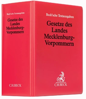Knöll, Hans-Jochen / Jürgen Lambrecht (Hrsg.). Gesetze des Landes Mecklenburg-Vorpommern (mit Fortsetzungsnotierung). Inkl. 79. Ergänzungslieferung - Grundwerk zur Fortsetzung (min. 3 Ergänzungslieferungen). C.H. Beck, 2025.