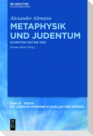 Metaphysik und Judentum