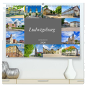 Ludwigsburg Impressionen (hochwertiger Premium Wandkalender 2024 DIN A2 quer), Kunstdruck in Hochglanz