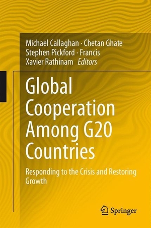 Callaghan, Michael / Francis Xavier Rathinam et al (Hrsg.). Global Cooperation Among G20 Countries - Responding to the Crisis and Restoring Growth. Springer India, 2013.