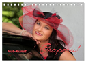 Chapeau! Hut-Kunst (Tischkalender 2025 DIN A5 quer), CALVENDO Monatskalender