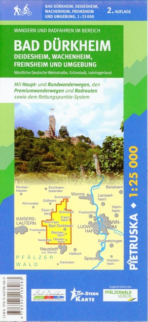 Pietruska Verlag (Hrsg.). Bad Dürkheim - Wander-, Rad- und Freizeitkarte, Maßstab 1:25.000, 2. Auflage. Pietruska Verlag, 2021.