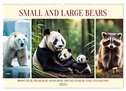 Small and large bears (Wall Calendar 2025 DIN A3 landscape), CALVENDO 12 Month Wall Calendar