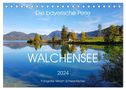 Walchensee (Tischkalender 2024 DIN A5 quer), CALVENDO Monatskalender