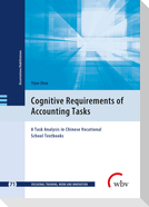 Cognitive Requirement of Accounting Tasks