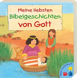 Abeln, Reinhard. Mein Puzzlebuch: Meine liebsten Bibelgeschichten von Gott - Pappbilderbuch mit 6 Puzzles mit je 6 Teilen. Deutsche Bibelges., 2022.