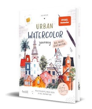 Hiepler, Sue. Urban Watercolor Journey. Die Reise geht weiter! - von Sue Hiepler. CE Community Editions, 2022.
