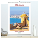 Côte d¿Azur - Reiseziel am Mittelmeer (hochwertiger Premium Wandkalender 2025 DIN A2 hoch), Kunstdruck in Hochglanz