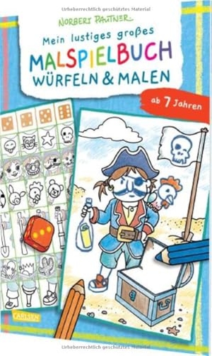 Pautner, Norbert. Mein lustiges großes Malspielbuch: Würfeln & Malen (ab 7 Jahren). Carlsen Verlag GmbH, 2025.