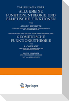Vorlesungen über Allgemeine Funktionentheorie und Elliptische Funktionen