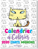 Calendrier à colorier 2020 chats mignons (édition française)