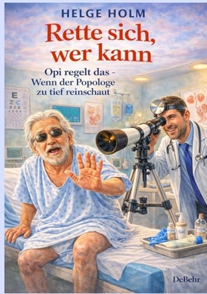 Holm, Helge. Rette sich, wer kann - Opi regelt das - Wenn der Popologe zu tief reinschaut. DeBehr, 2026.