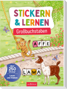 Stickern & Lernen - Großbuchstaben