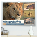 Wildtierparadies Afrika - Eine Foto-Reise durch die Savannen (hochwertiger Premium Wandkalender 2024 DIN A2 quer), Kunstdruck in Hochglanz