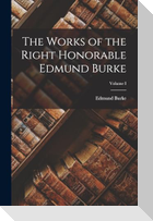 The Works of the Right Honorable Edmund Burke; Volume I