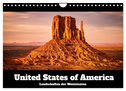 USA: Landschaften der Weststaaten (Wandkalender 2025 DIN A4 quer), CALVENDO Monatskalender