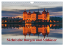 Sächsische Burgen und Schlösser (Wandkalender 2024 DIN A4 quer), CALVENDO Monatskalender