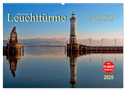 Leuchttürme - maritime Wegweiser in Deutschland (Wandkalender 2025 DIN A2 quer), CALVENDO Monatskalender