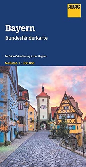 ADAC Bundesländerkarte Deutschland 12 Bayern 1:300.000 - Straßenkarte und Autokarte. ADAC, 2023.