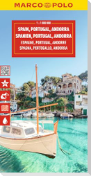 MARCO POLO Reisekarte Spanien, Portugal 1:1 Mio.