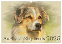 Australian Shepherds 2025 (Wandkalender 2025 DIN A3 quer), CALVENDO Monatskalender