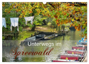 Unterwegs im Spreewald (Wandkalender 2024 DIN A3 quer), CALVENDO Monatskalender