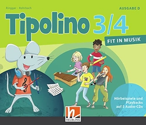 Rohrbach, Kurt / Katrin-Uta Ringger. Tipolino 3/4 - Fit in Musik. Audio-CDs. Ausgabe D - Klasse 3/4. Helbling Verlag GmbH, 2020.