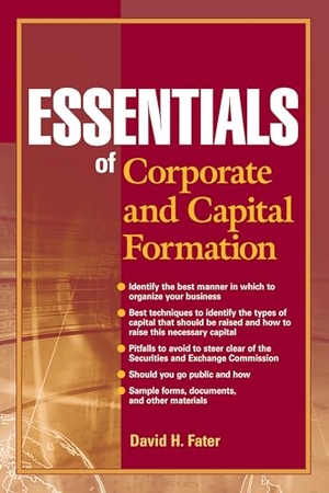 Fater. Essentials Corporate and Capit. John Wiley & Sons, 2010.