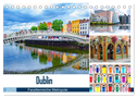 Dublin - Facettenreiche Metropole (Tischkalender 2025 DIN A5 quer), CALVENDO Monatskalender