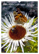 Schmetterlilnge und Blumen (Wandkalender 2024 DIN A3 hoch), CALVENDO Monatskalender