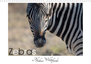 Wiel, Irma van der. Zebras - Afrikas Wildpferde (Wandkalender 2023 DIN A3 quer) - Ungezähmte und einzigartige Schönheiten des afrikanischen Kontinents (Monatskalender, 14 Seiten ). Calvendo Verlag, 2022.
