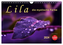 Lila - die mystische Farbe (Wandkalender 2024 DIN A4 quer), CALVENDO Monatskalender