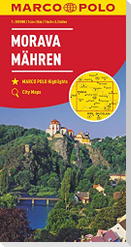 MARCO POLO Karte Tschechien 02 Mähren 1:200 000