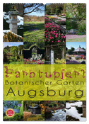 Farbtupferl - Botanischer Garten Augsburg (Wandkalender 2024 DIN A2 hoch), CALVENDO Monatskalender