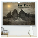 Drei Zinnen - Südtirols Wahrzeichen (hochwertiger Premium Wandkalender 2025 DIN A2 quer), Kunstdruck in Hochglanz