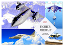 Fighter aircraft. Faszination Kampfflugzeug (Tischkalender 2025 DIN A5 quer), CALVENDO Monatskalender