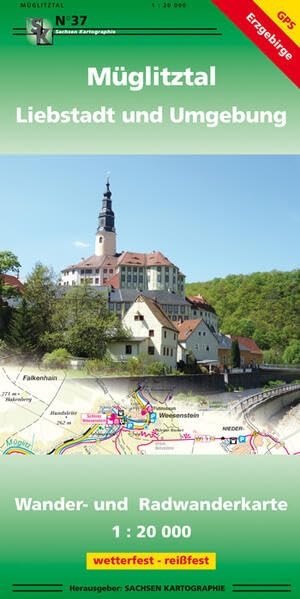 Müglitztal. Liebstadt und Umgebung 1:20 000 - Wander- und Radwanderkarte. Sachsen Kartographie, 2022.