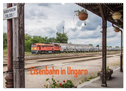 Eisenbahn in Ungarn (Wandkalender 2024 DIN A2 quer), CALVENDO Monatskalender