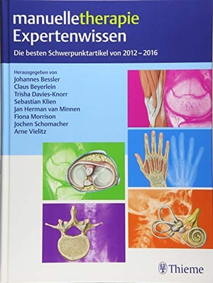 Bessler, Johannes / Claus Beyerlein et al (Hrsg.). manuelletherapie Expertenwissen - Die besten Schwerpunkt-Artikel 2012 - 2016. Georg Thieme Verlag, 2017.