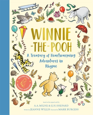 Willis, Jeanne. Winnie-the-Pooh: A Treasury of Heart-warming Adventures in Rhyme. Pan Macmillan, 2026.